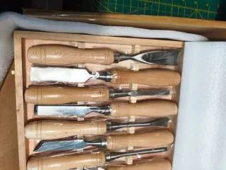 Juego 12 Gubias Madera Cinceles Carpintería