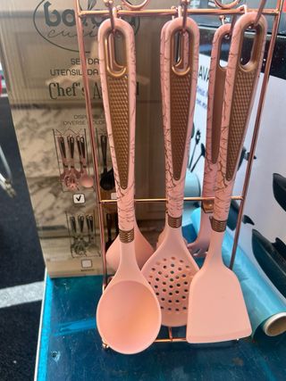 Set Utensili Cucina Chef's Art Rosa Oro