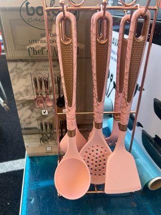 Set Utensili Cucina Chef's Art Rosa Oro