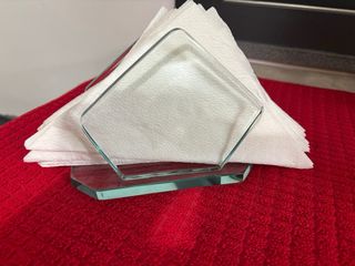 Portatovaglioli in cristallo