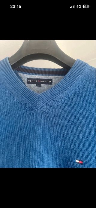Jersey Tommy Hilfiger V-Neck Azul