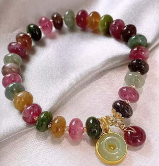 Pulsera piedras semipreciosas colores