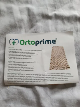 Colchón Antiescaras Ortoprime