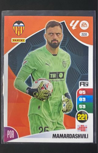 Cromos de fútbol Mamardashvili.