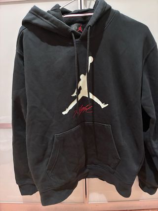 Sudadera Jordan Negra con Logo