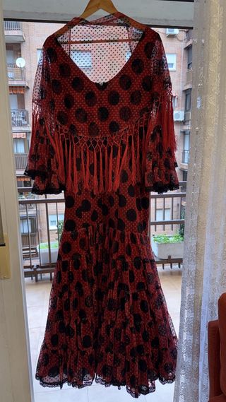 Vestido Flamenca Micaela Villa Talla 48