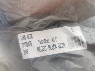 Botas de agua negra hombre talla 43 calplesa nueva