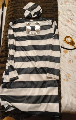 Disfraz Preso Niños Talla 4-6 Años