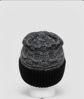 Berretto lana nero e grigio