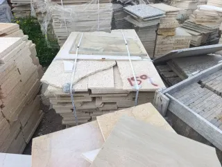 Caliza amarillo fósil