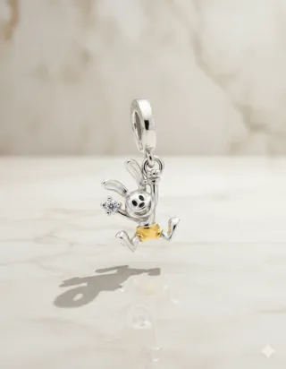 Abalorio Plata Mickey Mouse Disney