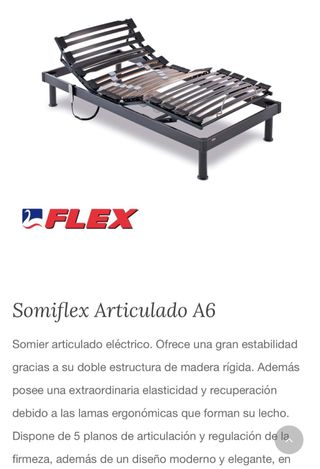 Nuevo Somier Articulado Flex A6