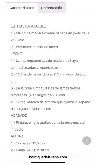 Nuevo Somier Articulado Flex A6