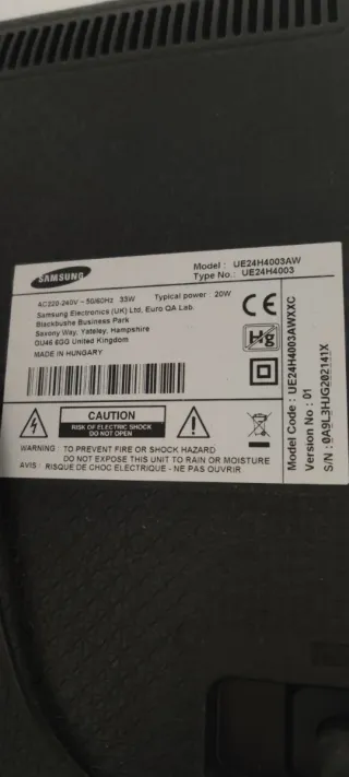 Televisor Samsung Negro