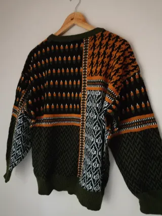 Maglione Katies Vintage Patchwork Uomo Tg M