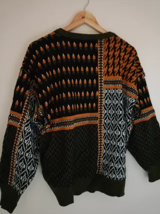 Maglione Katies Vintage Patchwork Uomo Tg M