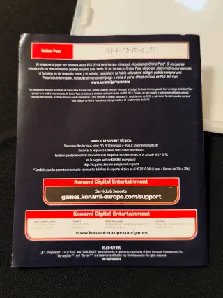 Pro Evolution Soccer 2014. PlayStation 3.