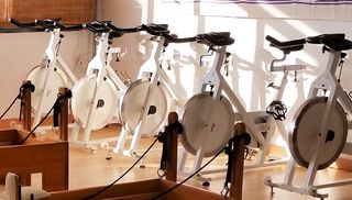 4 Bicicletas Spinning Blancas