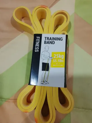 Cinta de gimnasio amarilla