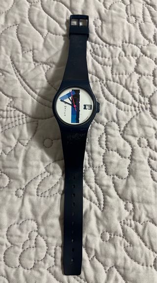 Reloj Swatch Azul y Blanco