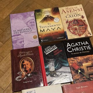 Lote 8 Libros Suspense Crimen Misterio Thriller