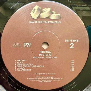 Nirvana In Utero 2 Vinil Discos