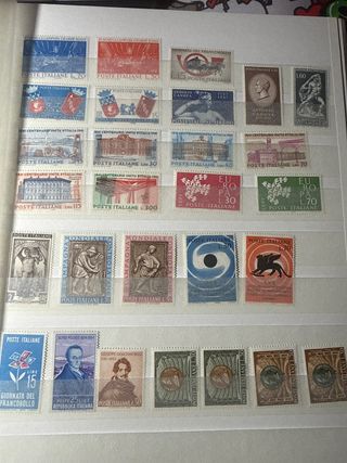 Sellos Italia 1957-1963