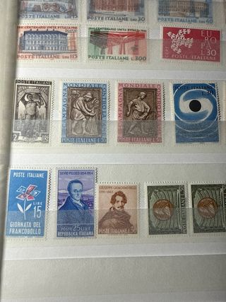 Sellos Italia 1957-1963