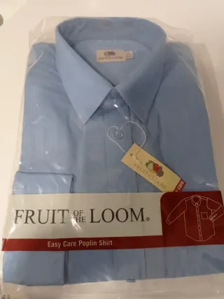 Camisa Fruit of the Loom Azul Talla M
