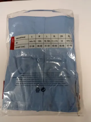 Camisa Fruit of the Loom Azul Talla M