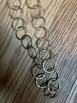 Collana Suede Milano cerchi oro