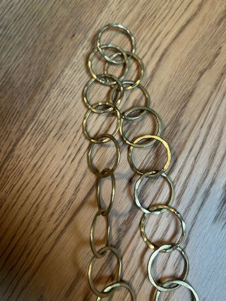 Collana Suede Milano cerchi oro