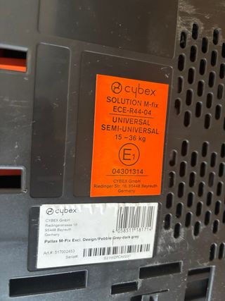 Silla Cybex Gold Isofix Grupo 2-3