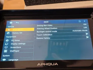 APHQUA 722 CarPlay para Motos.