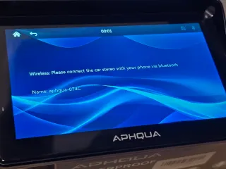 APHQUA 722 CarPlay para Motos.
