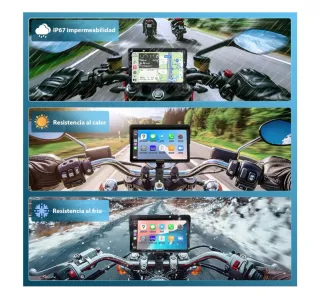 APHQUA 722 CarPlay para Motos.