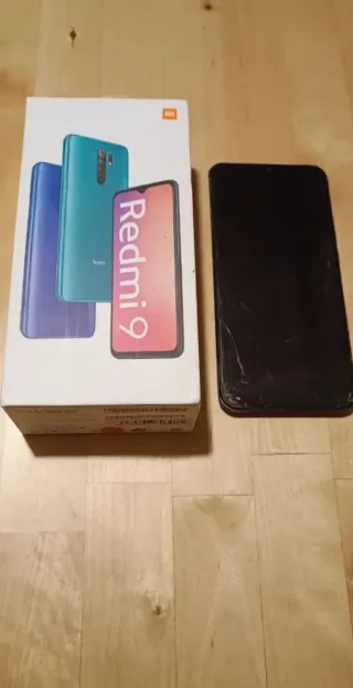 Xiaomi Redmi 9 64GB Negro Pantalla Rota
