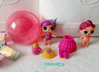 2 MUÑECAS PEQUEÑAS LOL SURPRISE CON ACCESORIOS