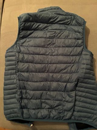 Chaleco acolchado hombre azul