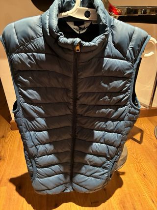 Chaleco acolchado hombre azul