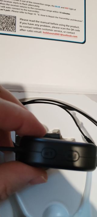 Cuffie TV Wireless Holdsound Nere