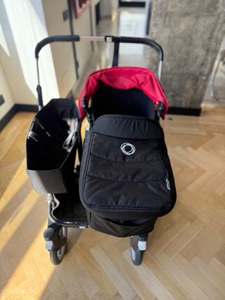Bugaboo Donkey Duo (individual o  Gemelar) Rojo