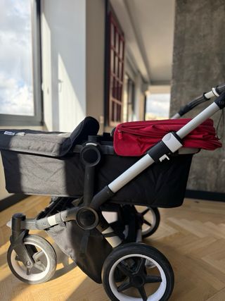 Bugaboo Donkey Duo (individual o  Gemelar) Rojo