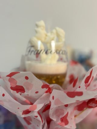 Candela decorativa in vetro