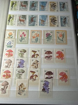 Sellos Bulgaria Flora y Fauna