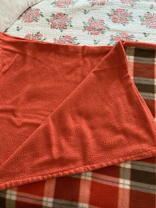 Calda coperta pile letto singolo bitinta