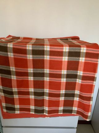 Calda coperta pile letto singolo bitinta