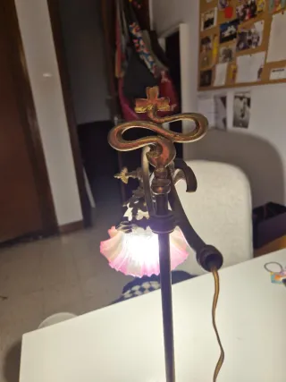 Lámpara de mesa antigua