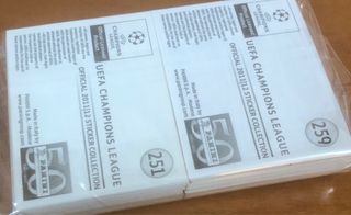 150 Cromos Panini Champions League 2011/2012