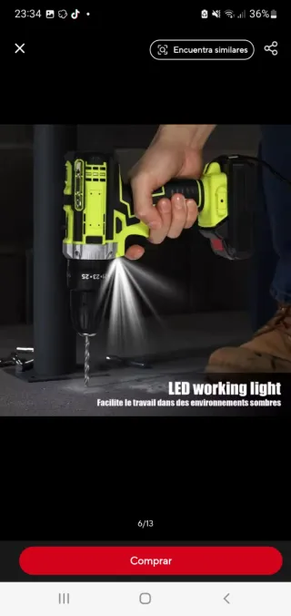 Taladro Eléctrico 3 en 1 con Accesorios